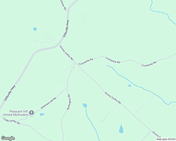 map of restaurants, bars, coffee shops, grocery stores, and more near 4963 Emory Griffin Road in Gillsville