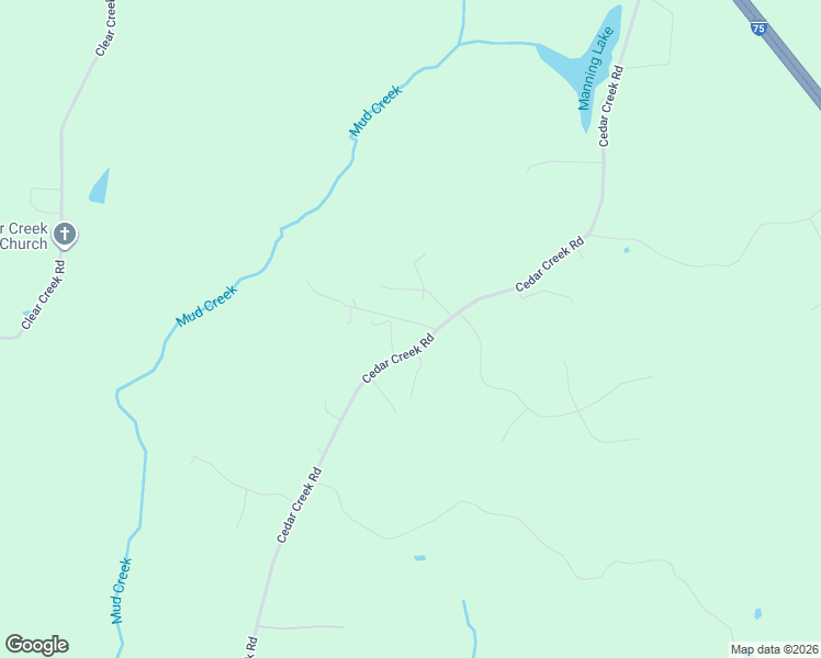 map of restaurants, bars, coffee shops, grocery stores, and more near 561 Cedar Creek Road in Cartersville