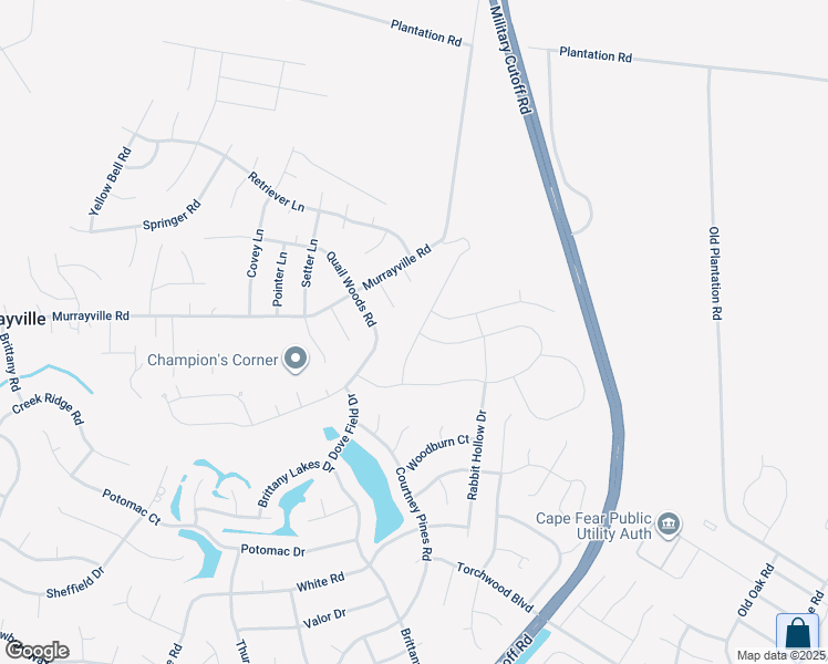 map of restaurants, bars, coffee shops, grocery stores, and more near 7333 Springwater Dr in Wilmington