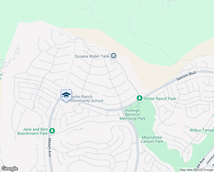 map of restaurants, bars, coffee shops, grocery stores, and more near 20245 Vía Galileo in Los Angeles