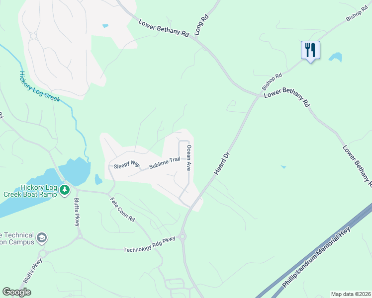map of restaurants, bars, coffee shops, grocery stores, and more near 633 Ocean Avenue in Canton