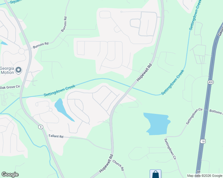 map of restaurants, bars, coffee shops, grocery stores, and more near 4920 Bucknell Trace in Cumming