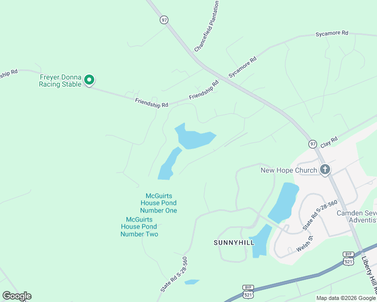 map of restaurants, bars, coffee shops, grocery stores, and more near 921 John G Richards Road in Camden