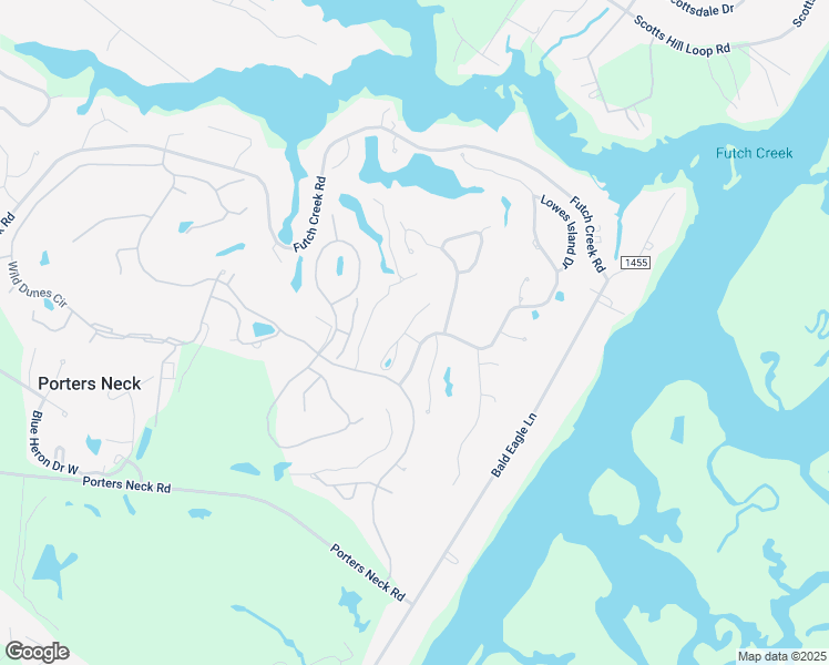 map of restaurants, bars, coffee shops, grocery stores, and more near 8502 Emerald Dunes Road in Wilmington
