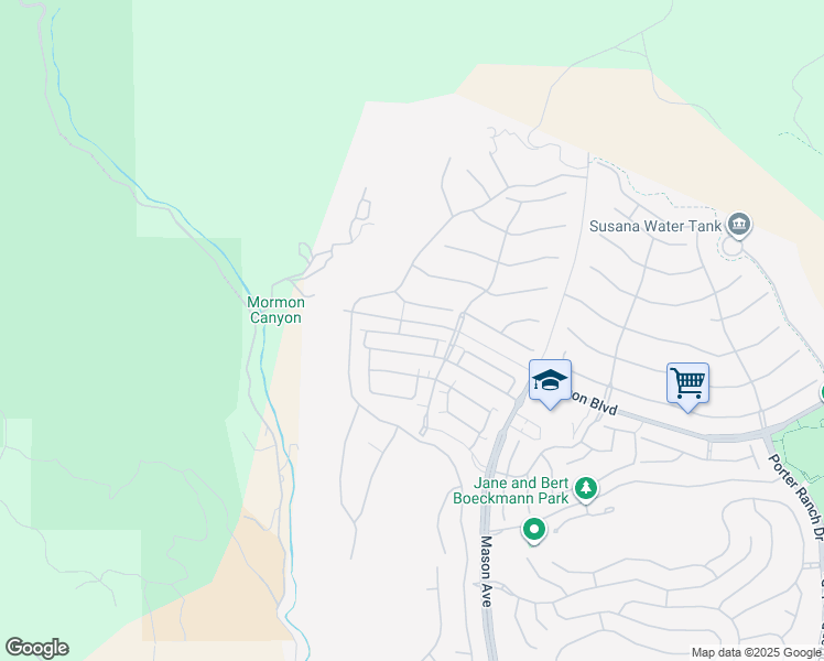 map of restaurants, bars, coffee shops, grocery stores, and more near 20763 Pine Cone Circle in Los Angeles