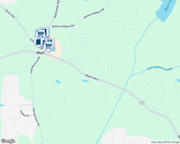 map of restaurants, bars, coffee shops, grocery stores, and more near 5515 Allegre Place in Cumming