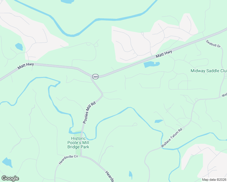 map of restaurants, bars, coffee shops, grocery stores, and more near 7910 Pooles Mill Road in Ball Ground