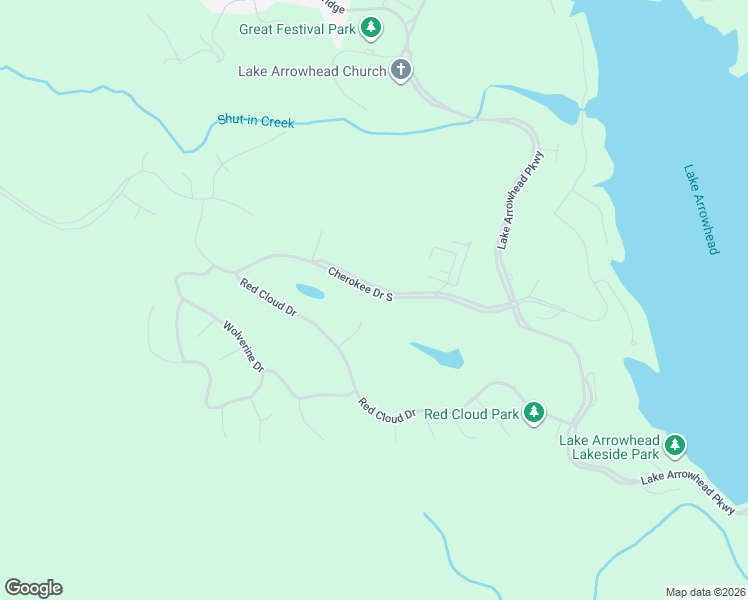 map of restaurants, bars, coffee shops, grocery stores, and more near 175 Cherokee Dr S in Waleska