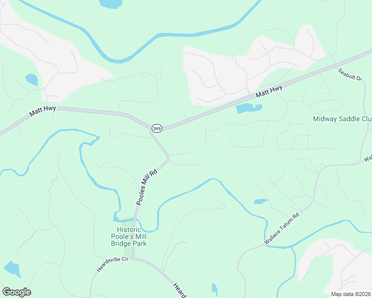 map of restaurants, bars, coffee shops, grocery stores, and more near 7910 Pooles Mill Road in Ball Ground