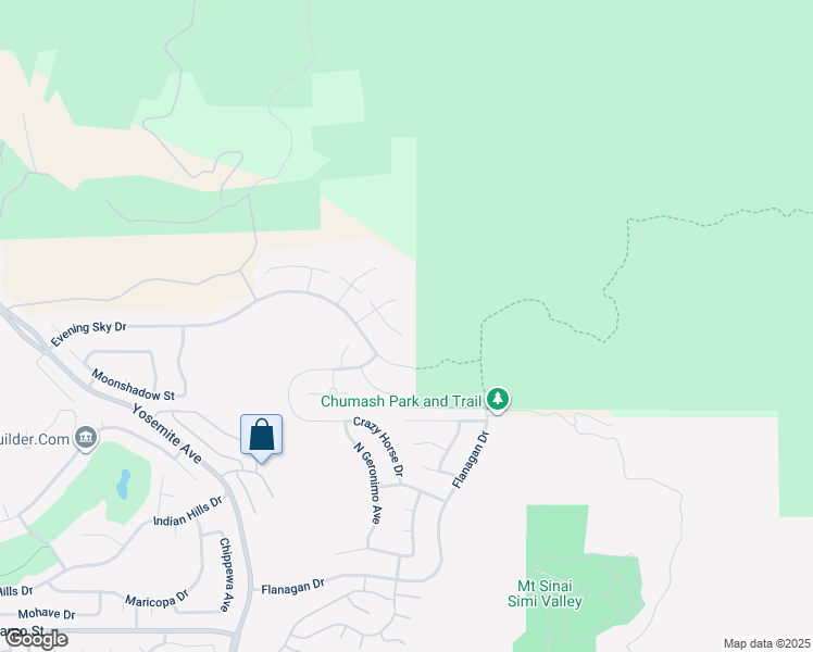 map of restaurants, bars, coffee shops, grocery stores, and more near 5887 Spirit Lake Court in Simi Valley