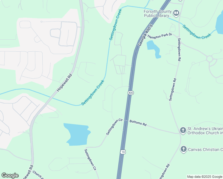 map of restaurants, bars, coffee shops, grocery stores, and more near 4805 Creek Circle in Cumming