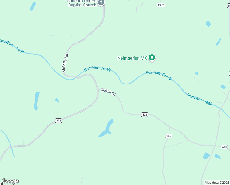 map of restaurants, bars, coffee shops, grocery stores, and more near 171 Griffith Road in Albertville