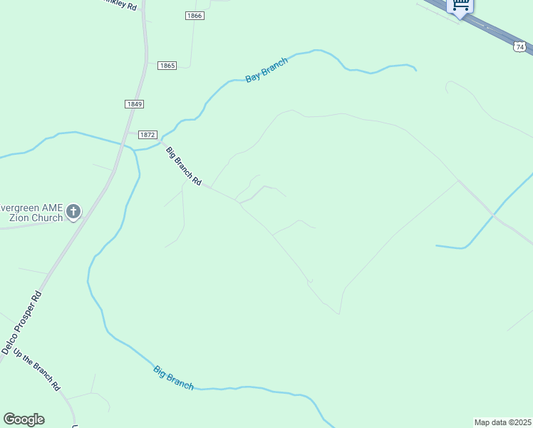 map of restaurants, bars, coffee shops, grocery stores, and more near 539 Big Branch Road in Delco