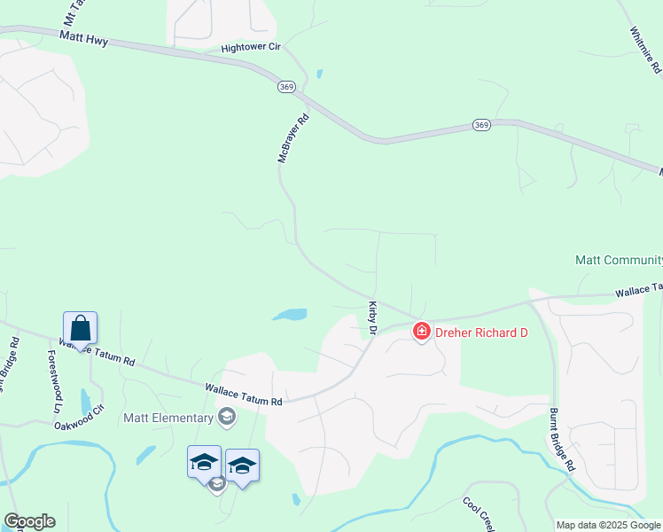 map of restaurants, bars, coffee shops, grocery stores, and more near 7345 Vale Court in Cumming