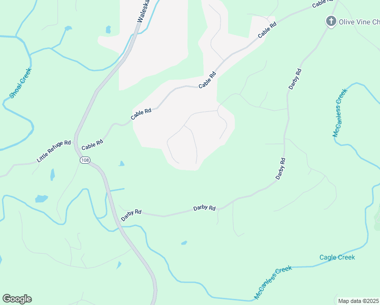 map of restaurants, bars, coffee shops, grocery stores, and more near 404 Christophers Court in Waleska