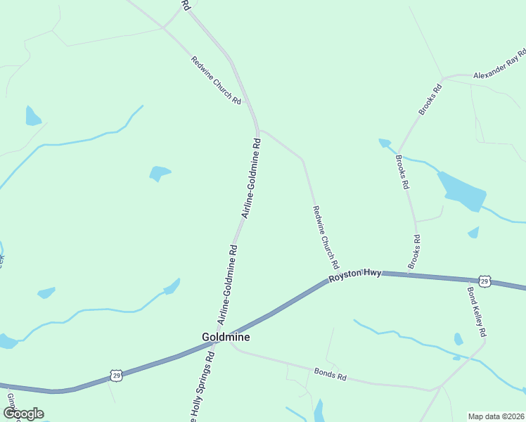 map of restaurants, bars, coffee shops, grocery stores, and more near 4877 Airline-Goldmine Road in Canon