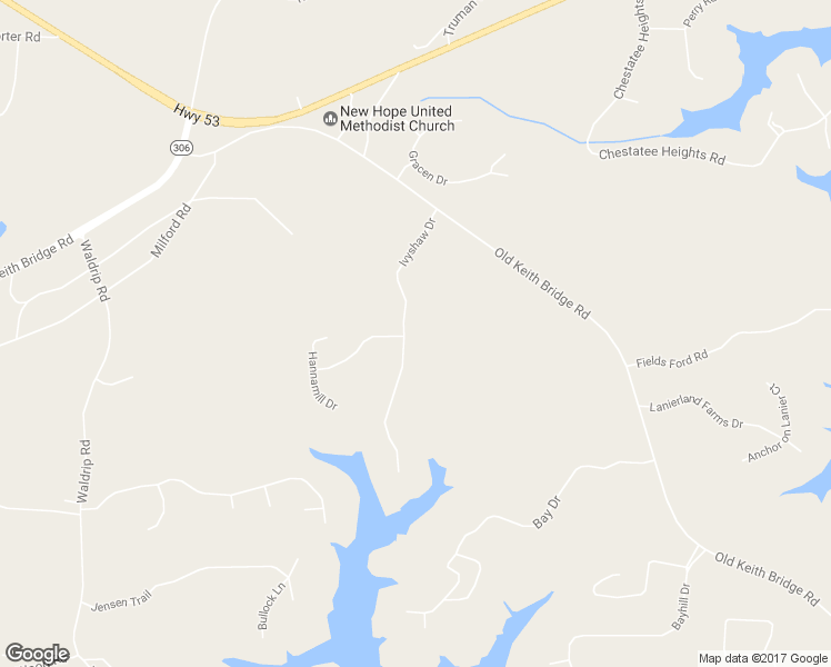 map of restaurants, bars, coffee shops, grocery stores, and more near 8085 Ivyshaw Drive in Gainesville