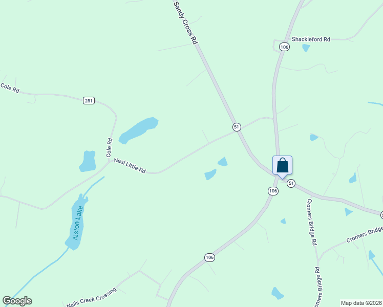 map of restaurants, bars, coffee shops, grocery stores, and more near Neal Little Road in Royston