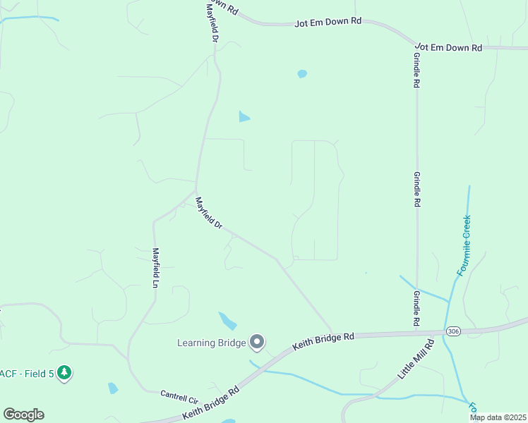 map of restaurants, bars, coffee shops, grocery stores, and more near 6136 Mayfield Drive in Cumming