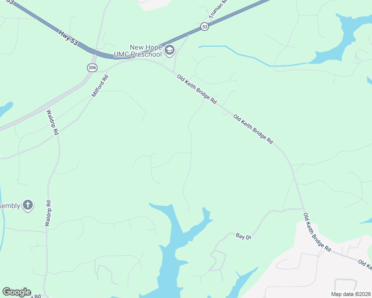 map of restaurants, bars, coffee shops, grocery stores, and more near Shaw Drive in Gainesville