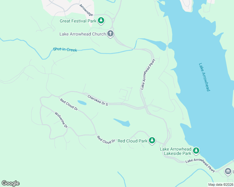 map of restaurants, bars, coffee shops, grocery stores, and more near 203 Fairway Oaks in Waleska