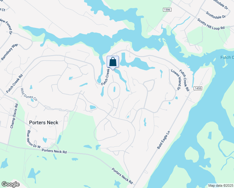 map of restaurants, bars, coffee shops, grocery stores, and more near 8617 Vintage Club Drive in Wilmington