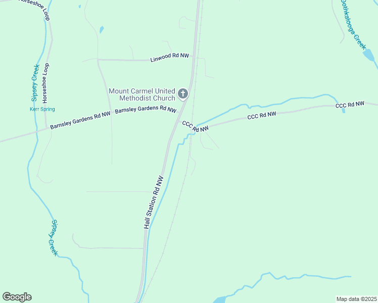 map of restaurants, bars, coffee shops, grocery stores, and more near 723 Hall Station Road Northwest in Kingston