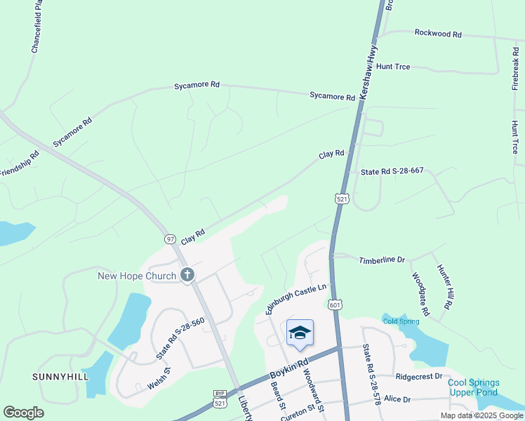 map of restaurants, bars, coffee shops, grocery stores, and more near 329 Clay Road in Camden