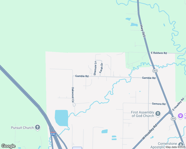 map of restaurants, bars, coffee shops, grocery stores, and more near 1221 Gamble Road in White Hall