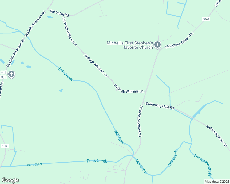 map of restaurants, bars, coffee shops, grocery stores, and more near 768 Fitzhugh Williams Lane in Delco
