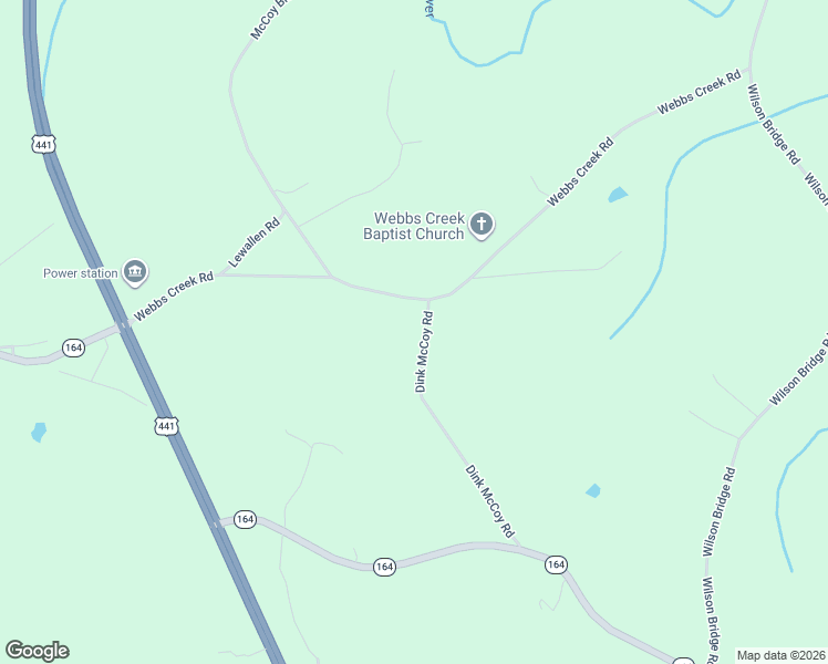 map of restaurants, bars, coffee shops, grocery stores, and more near 389 Dink McCoy Road in Commerce