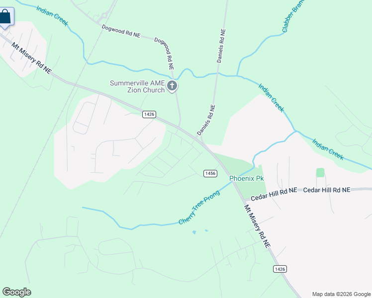 map of restaurants, bars, coffee shops, grocery stores, and more near 3500 Daniels Road Northeast in Leland