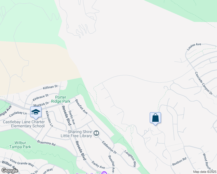 map of restaurants, bars, coffee shops, grocery stores, and more near 12530 Longacre Avenue in Los Angeles