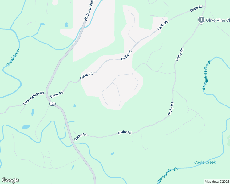 map of restaurants, bars, coffee shops, grocery stores, and more near 404 Christophers Ct in Waleska