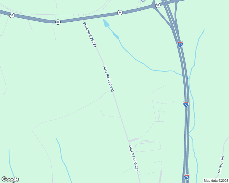 map of restaurants, bars, coffee shops, grocery stores, and more near 676 State Road S-20-233 in Ridgeway