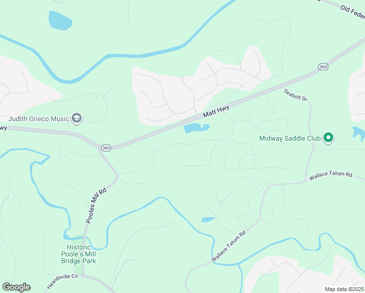 map of restaurants, bars, coffee shops, grocery stores, and more near 8735 Stratford Oaks Avenue in Ball Ground