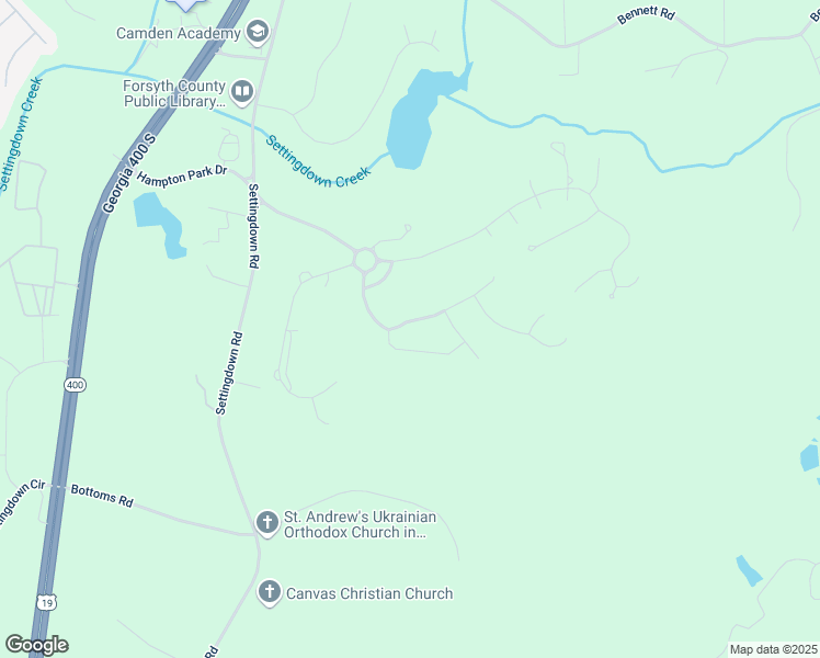 map of restaurants, bars, coffee shops, grocery stores, and more near 6230 Hampton Highlands Drive in Cumming