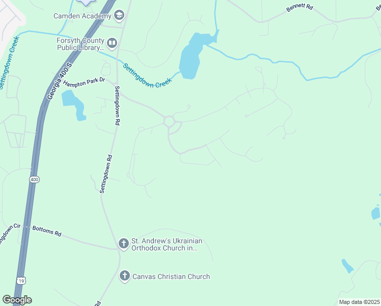 map of restaurants, bars, coffee shops, grocery stores, and more near 6230 Hampton Highlands Drive in Cumming