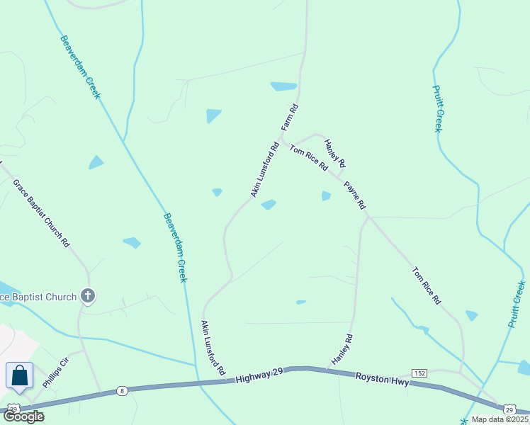 map of restaurants, bars, coffee shops, grocery stores, and more near 244 Oak Park Lane in Canon