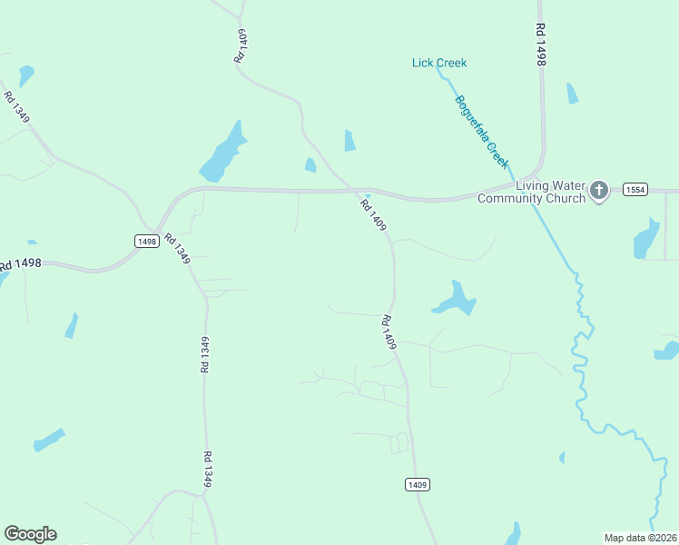 map of restaurants, bars, coffee shops, grocery stores, and more near 569 Road 1409 in Mooreville