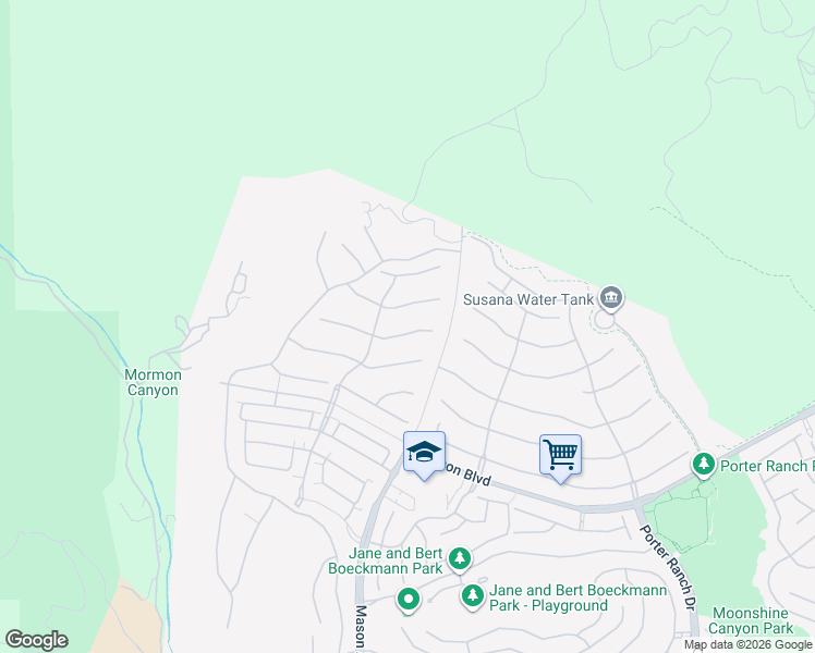 map of restaurants, bars, coffee shops, grocery stores, and more near 20557 Deer Grass Court in Los Angeles