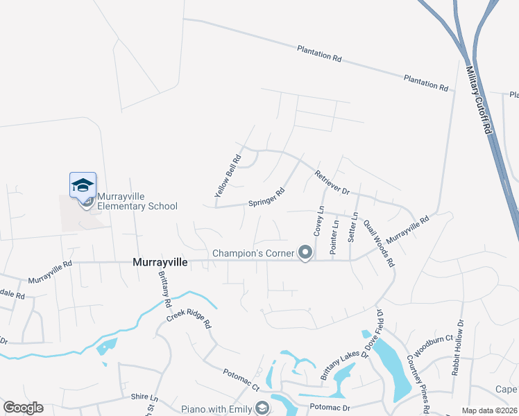 map of restaurants, bars, coffee shops, grocery stores, and more near 7021 Springer Road in Wilmington