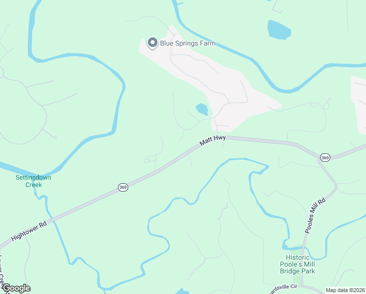 map of restaurants, bars, coffee shops, grocery stores, and more near 8925 Mountain Ridge Circle in Ball Ground