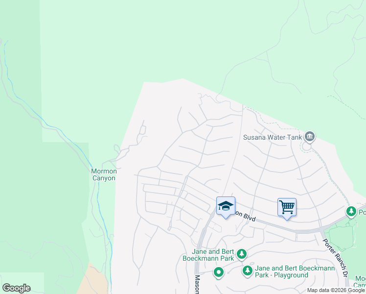 map of restaurants, bars, coffee shops, grocery stores, and more near 20741 Deer Grass Court in Los Angeles