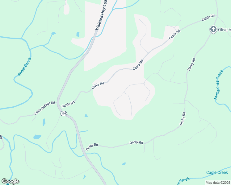 map of restaurants, bars, coffee shops, grocery stores, and more near 318 Madisons Way in Waleska