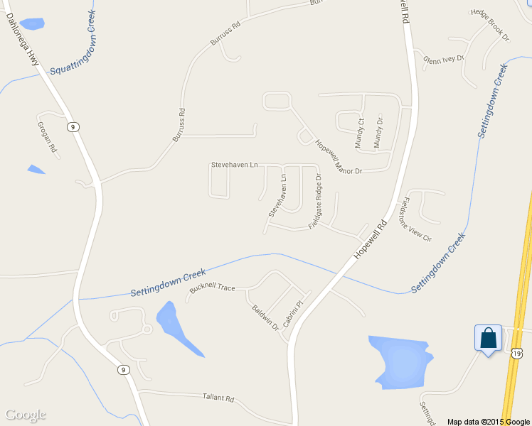 map of restaurants, bars, coffee shops, grocery stores, and more near 5325 Stevehaven Lane in Cumming