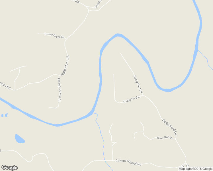 map of restaurants, bars, coffee shops, grocery stores, and more near 1581 Darby Ford Court in Ball Ground