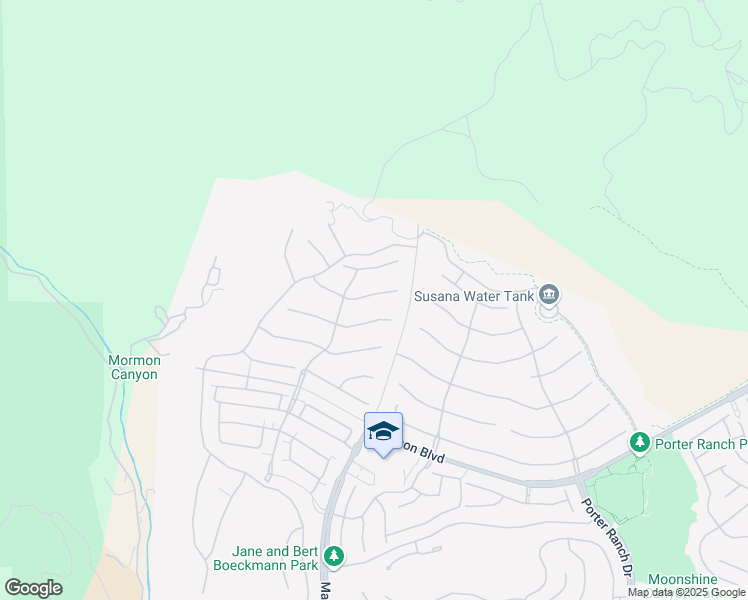 map of restaurants, bars, coffee shops, grocery stores, and more near 20548 Hummingbird Court in Los Angeles