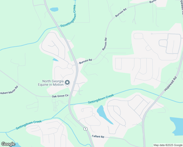 map of restaurants, bars, coffee shops, grocery stores, and more near 5315 Trescott Path in Forsyth County