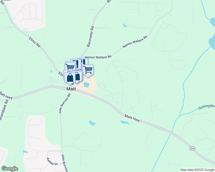 map of restaurants, bars, coffee shops, grocery stores, and more near 5960 Lyon Street in Cumming